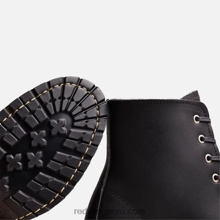 negro X22T181 Red Wing heritage - bota de mujer con tacón style 3406 clara en piel de arnés - Image 5