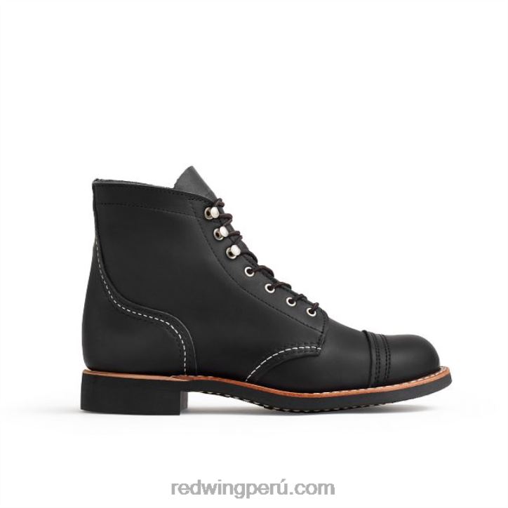 negro X22T185 Red Wing heritage - bota corta de mujer style 3364 iron ranger en piel acampo - Image 1