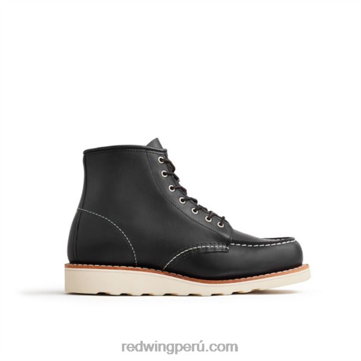 negro_x22t188_red_wing_heritage_estilo_3428_botas_cortas_mocasines_clasicas_de_6_pulgadas_para_mujer_en_cuero_aspero_y_resistente.jpg negro X22T188 Red Wing heritage - estilo 3428 botas cortas mocasines clásicas de 6 pulgadas para mujer en cuero áspero y resistente - Image 1