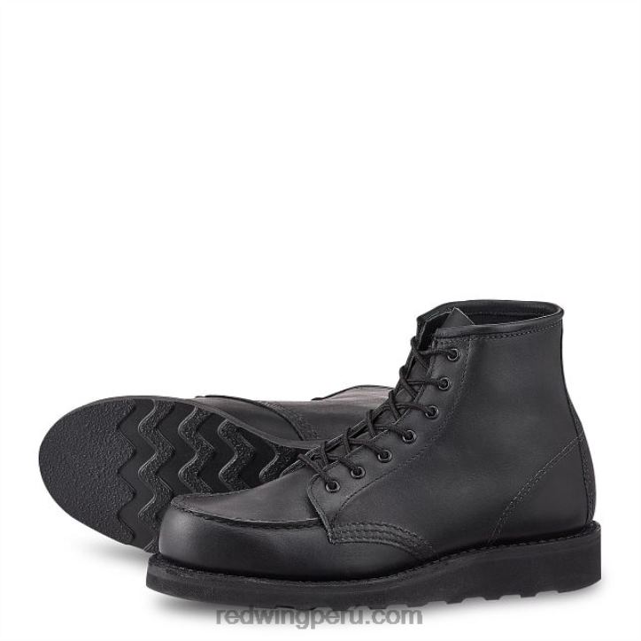 negro_x22t194_red_wing_heritage_estilo_3377_botas_cortas_mocasines_clasicas_de_6_pulgadas_para_mujer_en_cuero_mohave.jpg negro X22T194 Red Wing heritage - estilo 3377 botas cortas mocasines clásicas de 6 pulgadas para mujer en cuero mohave - Image 1