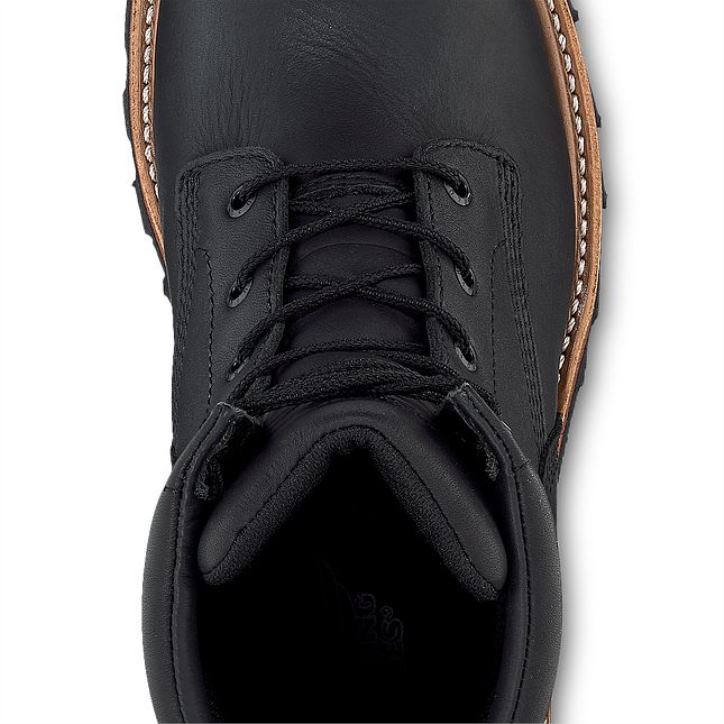 negro X22T66 Red Wing trabajo - estilo 4454 brnr xp botas de seguridad impermeables y aisladas de 8 pulgadas para hombres - Image 4
