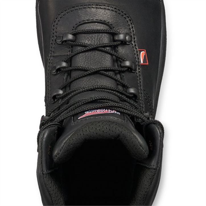 negro X22T73 Red Wing trabajo - estilo 1178 nailseat bota sin cordones para hombre de 11 pulgadas con punta suave - Image 4