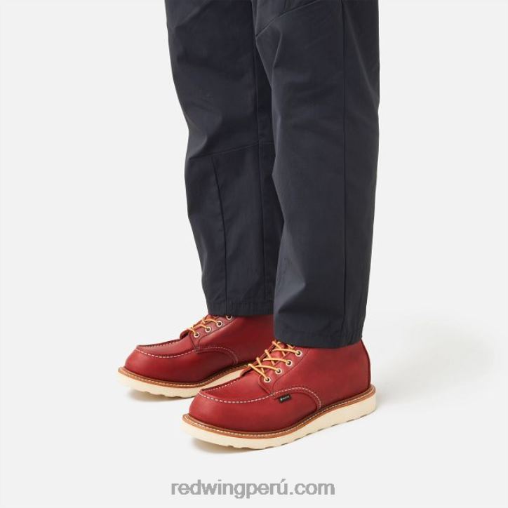 rojizo X22T171 Red Wing heritage - bota de 6 pulgadas estilo mocasín clásico 1907 para hombre en cuero áspero y resistente - Image 2