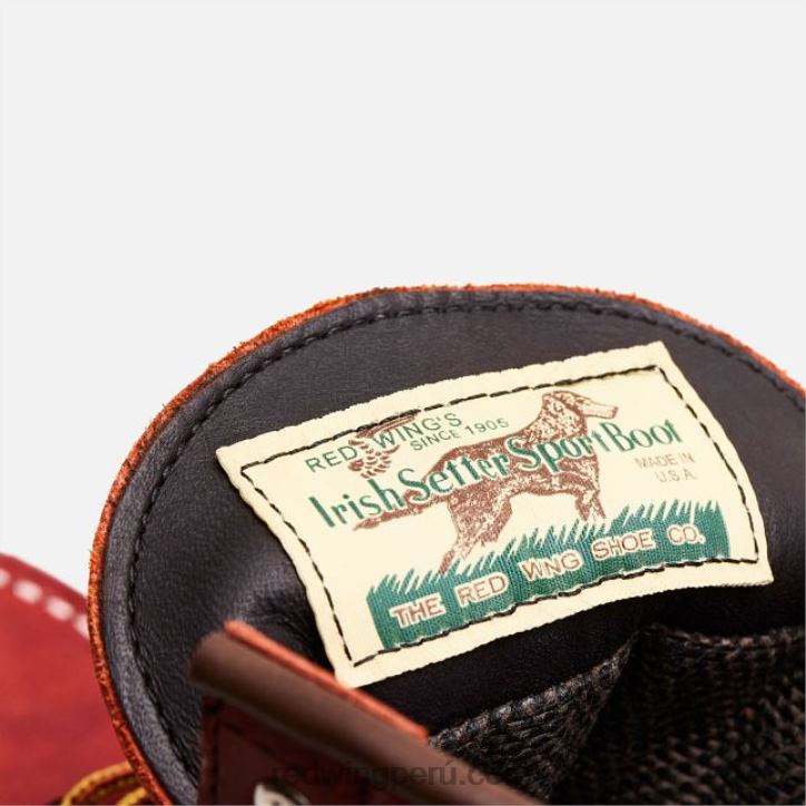 rojizo X22T171 Red Wing heritage - bota de 6 pulgadas estilo mocasín clásico 1907 para hombre en cuero áspero y resistente - Image 7