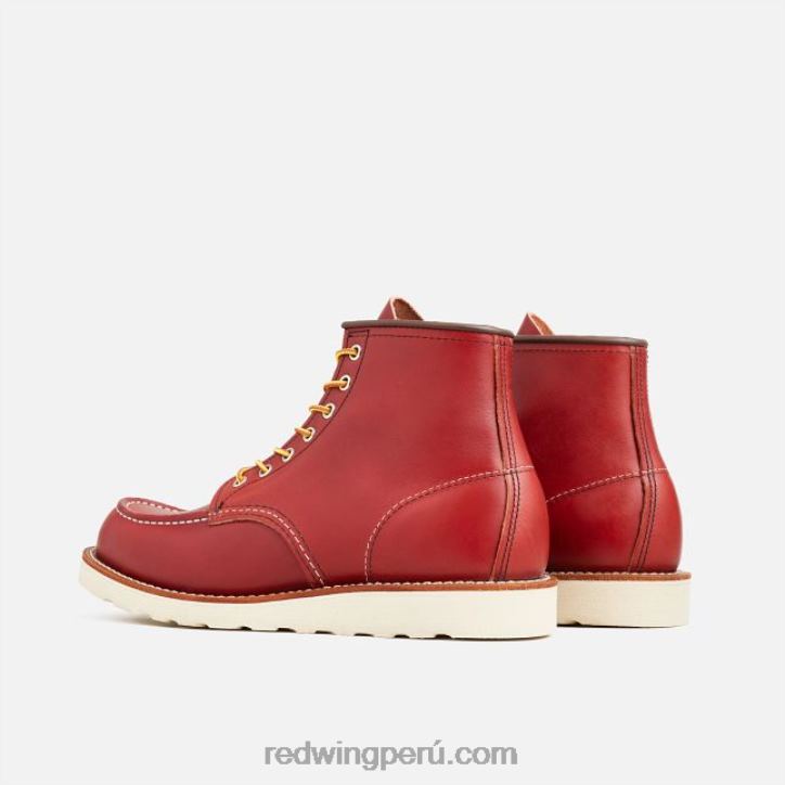 rojizo X22T176 Red Wing heritage - bota de 6 pulgadas para hombre estilo mocasín clásico 8849 en piel de pradera - Image 4