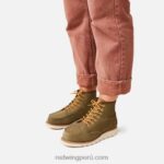 aceituna X22T195 Red Wing heritage - bota corta estilo mocasín clásico de 6 pulgadas para mujer en piel de farol estilo 3417 - Image 2