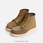 aceituna X22T195 Red Wing heritage - bota corta estilo mocasín clásico de 6 pulgadas para mujer en piel de farol estilo 3417 - Image 7