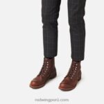 ámbar X22T168 Red Wing heritage - bota de 6 pulgadas para hombre estilo 8083 iron ranger en piel de mula - Image 2