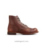 ámbar X22T168 Red Wing heritage - bota de 6 pulgadas para hombre estilo 8083 iron ranger en piel de mula