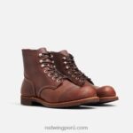 ámbar X22T168 Red Wing heritage - bota de 6 pulgadas para hombre estilo 8083 iron ranger en piel de mula - Image 3