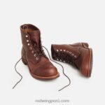 ámbar X22T168 Red Wing heritage - bota de 6 pulgadas para hombre estilo 8083 iron ranger en piel de mula - Image 7