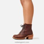 ámbar X22T182 Red Wing heritage - bota de mujer con tacón modelo 3403 clara en piel acampo - Image 2