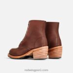 ámbar X22T182 Red Wing heritage - bota de mujer con tacón modelo 3403 clara en piel acampo - Image 4