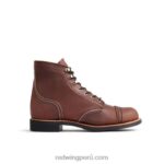 ámbar X22T184 Red Wing heritage - bota corta de mujer estilo 3366 iron ranger en piel de vacuno
