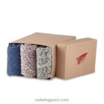 azul marino/negro/burdeos X22T216 Red Wing estilo 97300 calcetín de trabajo de 3/4 de lana merino calcetín de 3/4 de lana merino para mujer