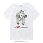 blanco X22T260 Red Wing camiseta estilo 95080 camiseta unisex de algodón