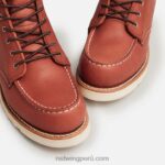 castaño X22T197 Red Wing estilo 97669 cotton ragg over dyed tonal sock calcetín unisex en mezcla de algodón - Image 8