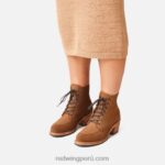 Clavo X22T183 Red Wing heritage - bota corta de mujer style 3365 iron ranger en piel de arnés - Image 2