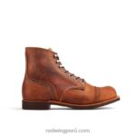 cobre X22T166 Red Wing heritage - bota de 6 pulgadas para hombre estilo 8084 iron ranger en piel de arnés