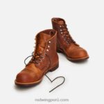 cobre X22T166 Red Wing heritage - bota de 6 pulgadas para hombre estilo 8084 iron ranger en piel de arnés - Image 7