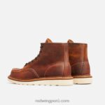 cobre X22T172 Red Wing heritage - bota de 6 pulgadas estilo mocasín clásico 875 para hombre en cuero heredado - Image 4