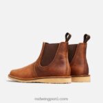 cobre X22T179 Red Wing heritage - bota de mujer con tacón style 3404 clara en piel legacy - Image 4