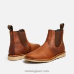 cobre X22T179 Red Wing heritage - bota de mujer con tacón style 3404 clara en piel legacy - Image 7