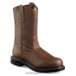 marrón X22T100 Red Wing trabajo - estilo 2452 exos lite bota de seguridad impermeable para hombre de 6 pulgadas - Image 2