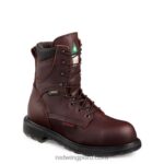 marrón X22T106 Red Wing trabajo - estilo 3517 burnside para hombre impermeable de 6 pulgadas, bota con punta de seguridad csa