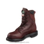 marrón X22T106 Red Wing trabajo - estilo 3517 burnside para hombre impermeable de 6 pulgadas, bota con punta de seguridad csa - Image 3