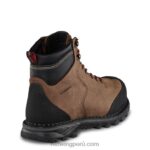 marrón X22T107 Red Wing botas de trabajo impermeables con punta de seguridad de 6 pulgadas para hombre estilo 2411 burnside - Image 2