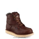 marrón X22T110 Red Wing botas de trabajo con punta de seguridad de 6 pulgadas para hombre estilo 2241 king toe