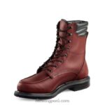 marrón X22T117 Red Wing botas de trabajo con punta de seguridad impermeables boa de 6 pulgadas para hombre estilo 4216 flexbond - Image 3