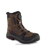 marrón X22T119 Red Wing trabajo - estilo 4402 king toe adc botas de seguridad impermeables para hombres de 6 pulgadas