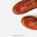 marrón X22T173 Red Wing heritage - bota de 6 pulgadas para hombre estilo 8138 mocasín clásico en piel resbaladiza al aceite - Image 8