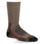 marrón X22T221 Red Wing estilo 97663 calcetín de lana con puntera profunda - paquete de 3 calcetines para hombre con puntera profunda, paquete de 3