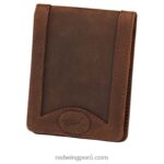 marrón X22T295 Red Wing estilo 96571 billetera de tres pliegues billetera unisex