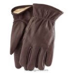marrón X22T314 Red Wing estilo 95233 guante de piel de ante sin forro guante de hombre en piel de ante