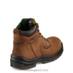 marrón X22T5 Red Wing estilo 97515 mocasines de gamuza con forro polar mocasines mocasines con forro polar de piel de oveja para hombre - Image 2