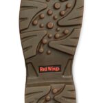 marrón X22T5 Red Wing estilo 97515 mocasines de gamuza con forro polar mocasines mocasines con forro polar de piel de oveja para hombre - Image 5