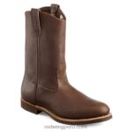 marrón X22T74 Red Wing trabajo - estilo 607 supersole 2.0 bota de punta blanda para hombre de 6 pulgadas