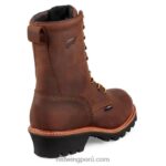 marrón X22T85 Red Wing trabajo - estilo 6617 tradesman bota de seguridad impermeable con cremallera lateral para hombre de 6 pulgadas - Image 2