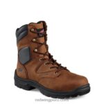 marrón X22T87 Red Wing trabajo - estilo 4433 supersole bota metguard impermeable para hombre de 6 pulgadas con punta de seguridad