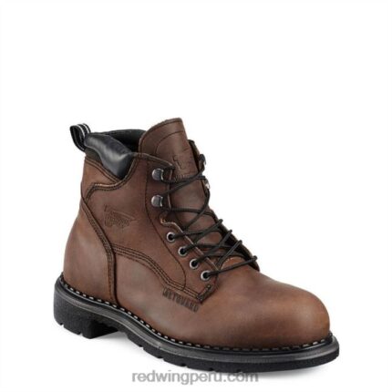 marrón X22T88 Red Wing work - bota estilo 1412 supersole 2.0 para hombre de 8 pulgadas con punta blanda, resistente al agua y con aislamiento