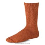 naranja/óxido X22T202 Red Wing estilo 97372 algodón ragg sobre calcetín tonal teñido calcetín unisex en mezcla de algodón