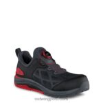 negro/rojo X22T135 Red Wing trabajo - estilo 6338 atletismo zapato de trabajo atlético con punta de seguridad para hombres