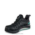 negro/verde azulado X22T162 Red Wing trabajo - estilo 2343 cooltech atletismo zapatos de trabajo atléticos con punta de seguridad para mujer - Image 3