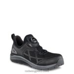 negro X22T141 Red Wing trabajo - estilo 6712 comfortpro zapatos oxford con punta de seguridad para hombre