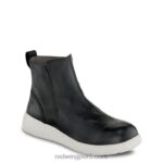 negro X22T151 Red Wing botas de trabajo con punta de seguridad impermeables de 6 pulgadas para mujer tradeswoman estilo 2344