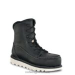 negro X22T156 Red Wing botas de trabajo con punta de seguridad impermeables de 6 pulgadas para mujer tradeswoman estilo 2346
